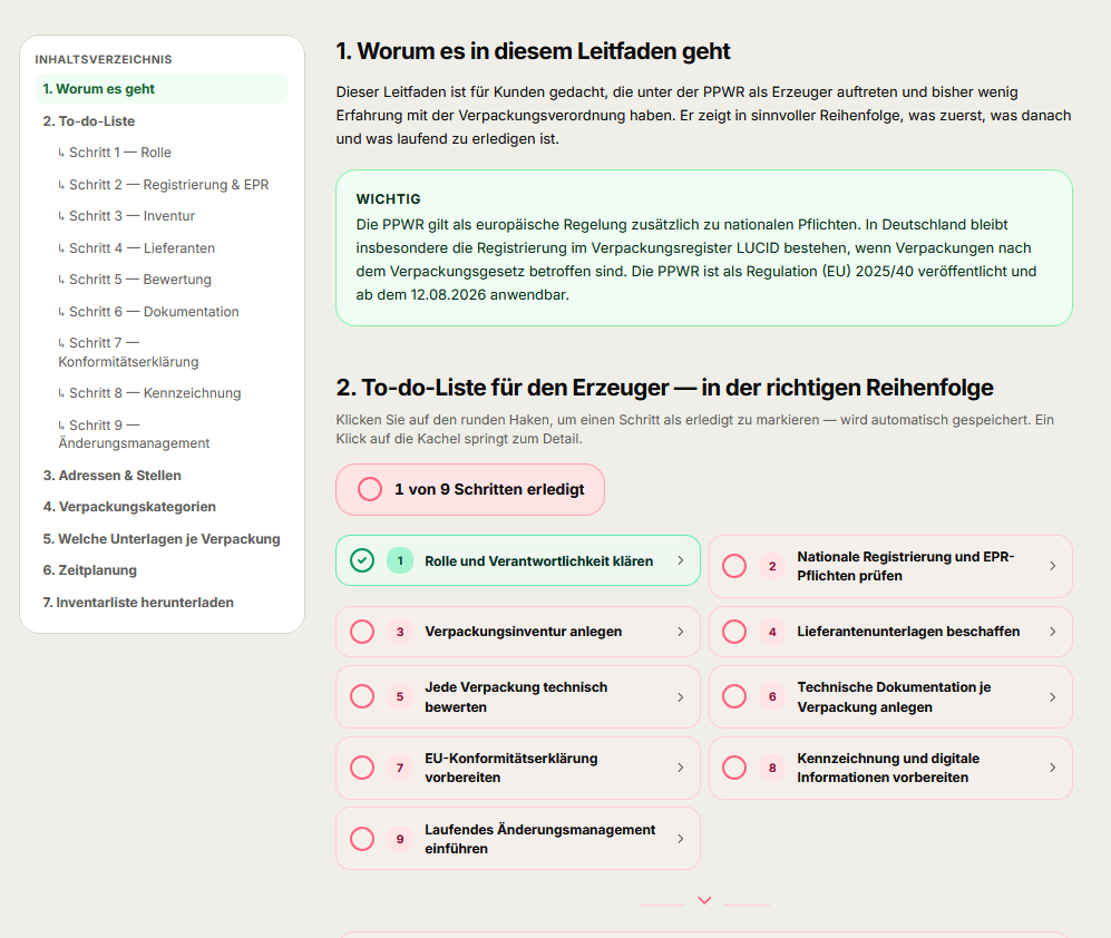 PPWR-Leitfaden